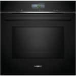 Siemens HM 736 GAB 1 kombinált sütő mikrohullámú funkcióval, 60 cm, fekete/acél