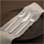 Güral 85 darabos rozsdamentes acél evőeszköz készlet fa dobozban