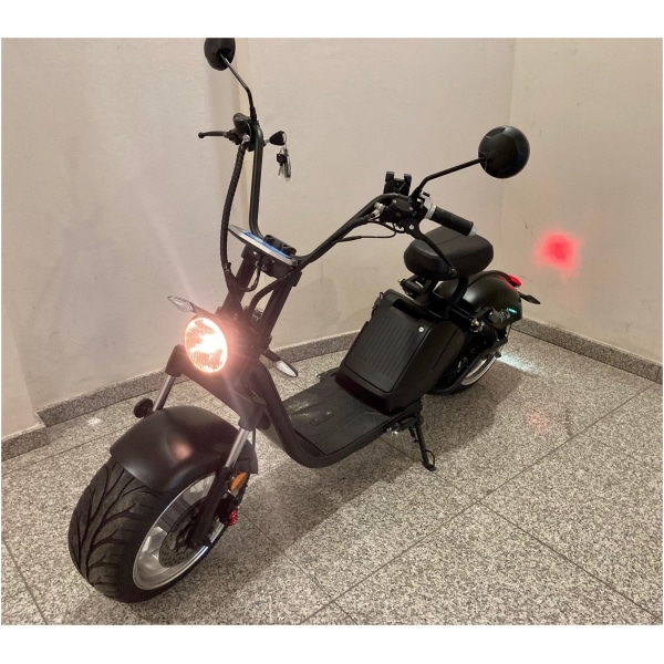 Elektromos harley robogók különböző márkák - HASZNÁLT - City-Coco H3 (3000W/20Ah)-fekete