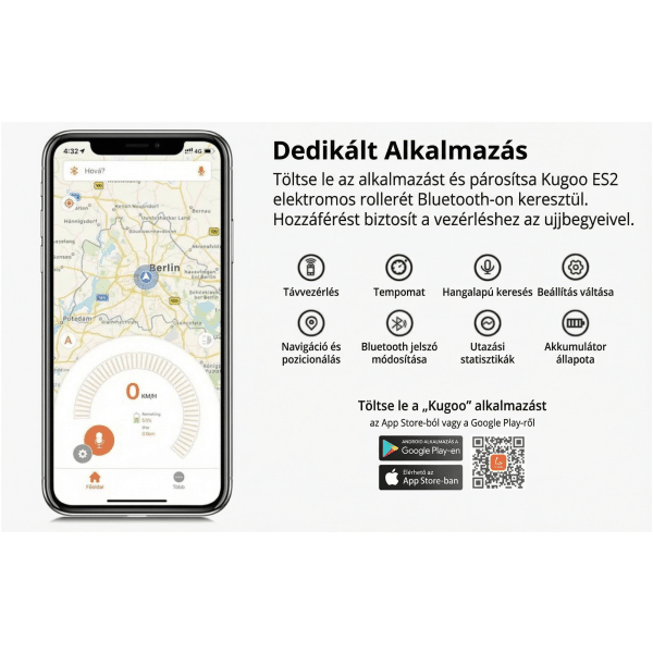 Elektromos roller Kugoo ES2 smart