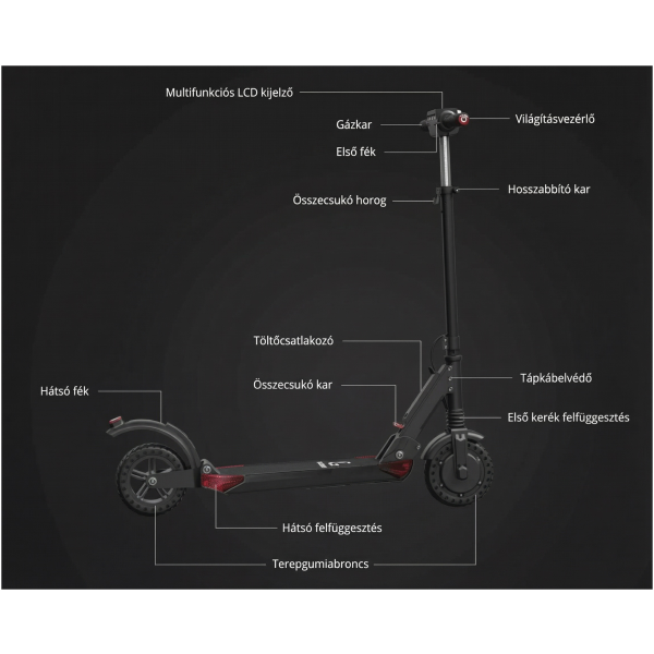 Elektromos roller Kugoo AOVO S3 30KM
