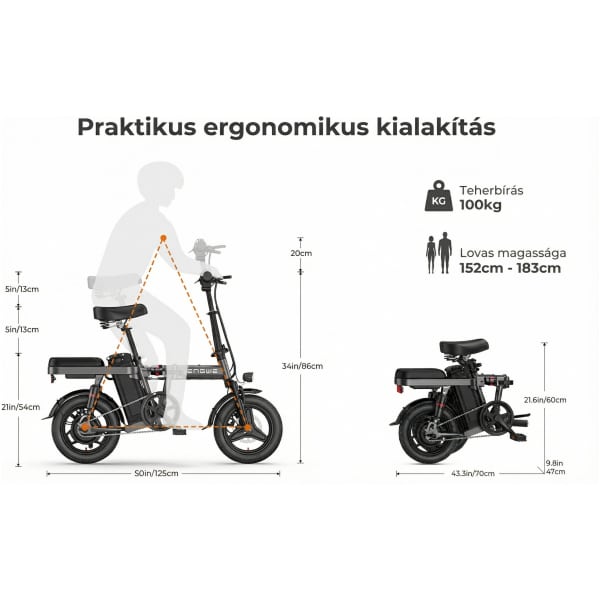 Elektromos kerékpár Engwe T14