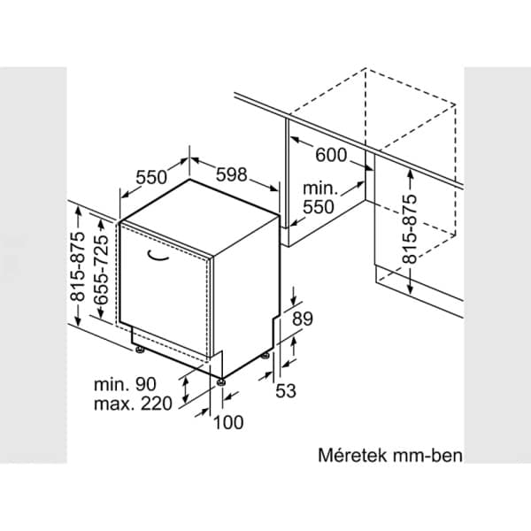 Bosch SMV8YCX02E mosogatógép