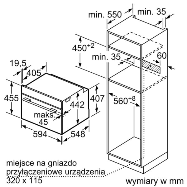 Beépíthető sütő Siemens CB734G1B1
